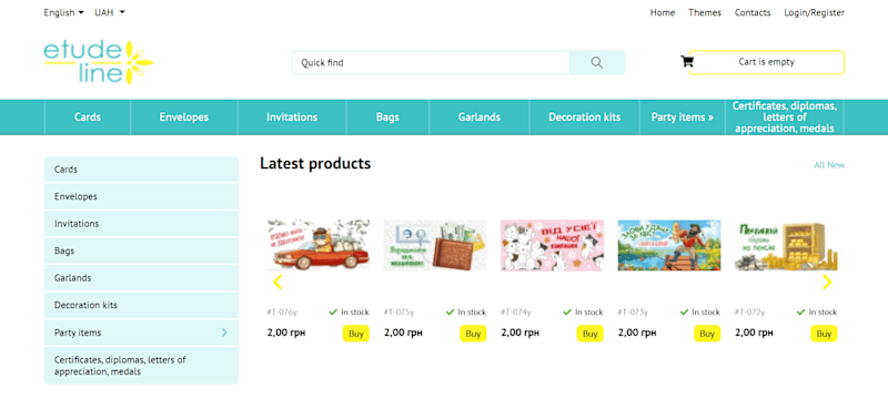 Cover image for EtudeLine Modern Fashion eCommerce Platform Development
