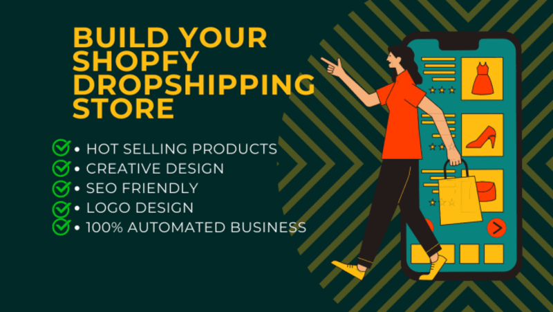 Cover image for I will build automated dropshipping shopify store website