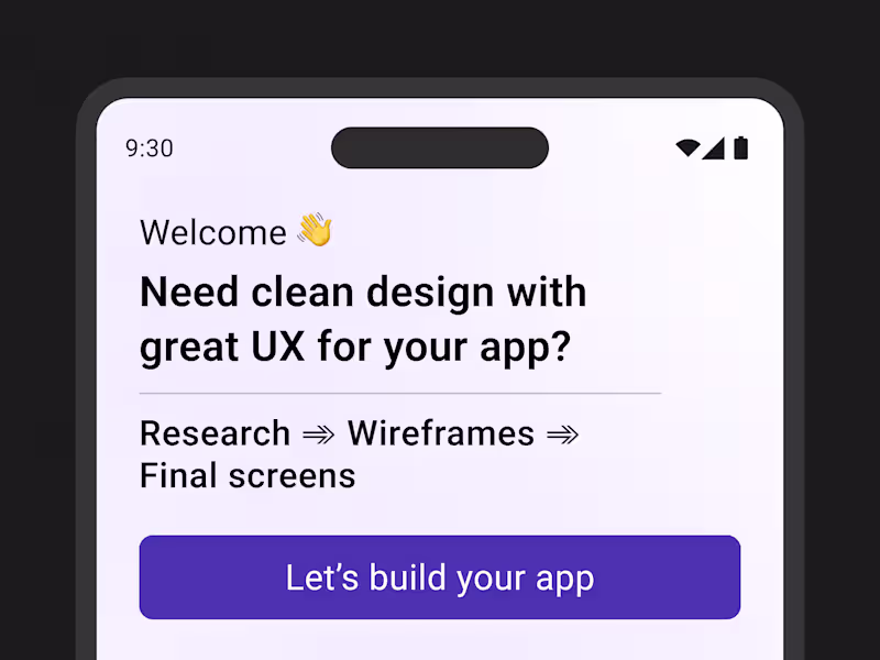 Cover image for Mobile App Design(UI + UX)