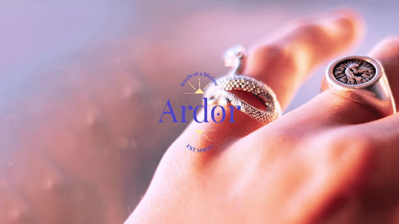Cover image for Brand identity for Ardor