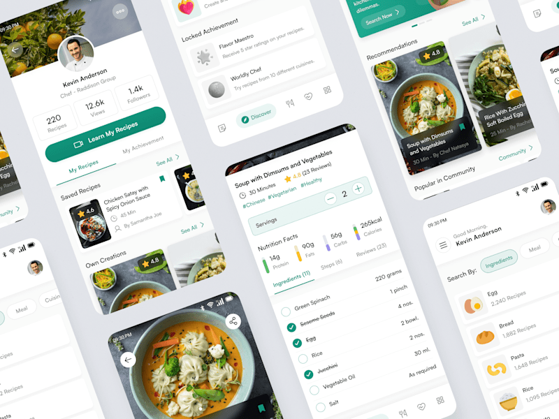 Cover image for Food Recipes App Design