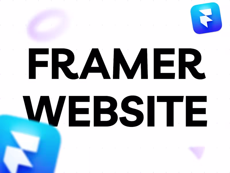 Cover image for Framer Website