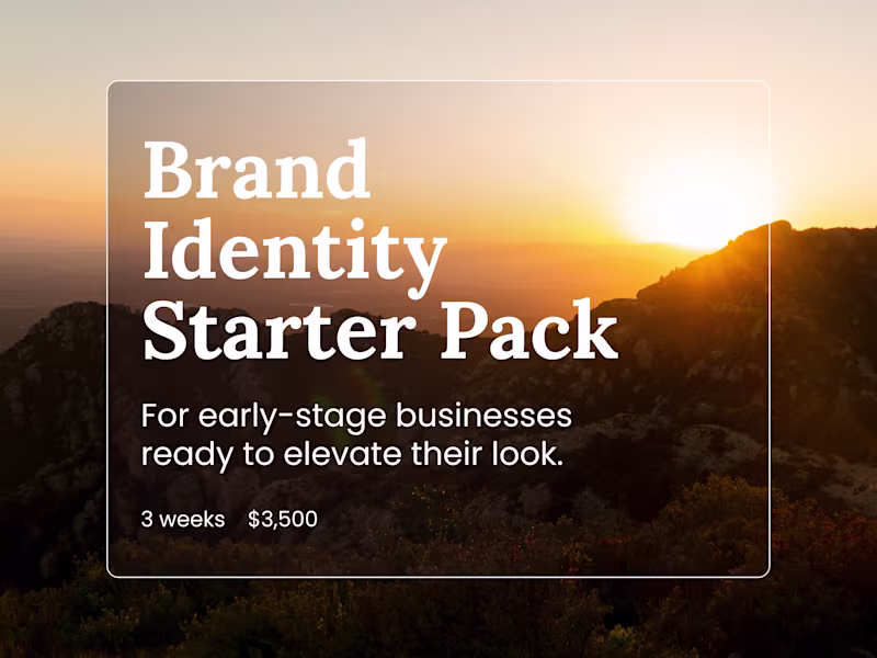Cover image for Brand Identity Starter Pack