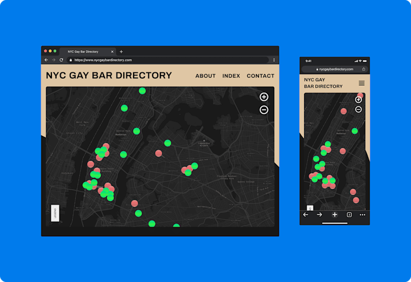 Cover image for NYC Gay Bar Directory