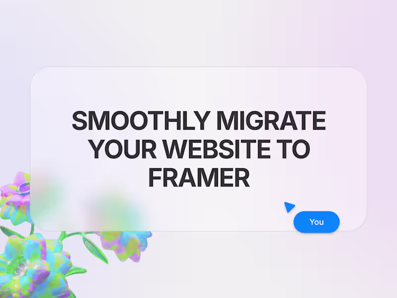 Cover image for Framer migration