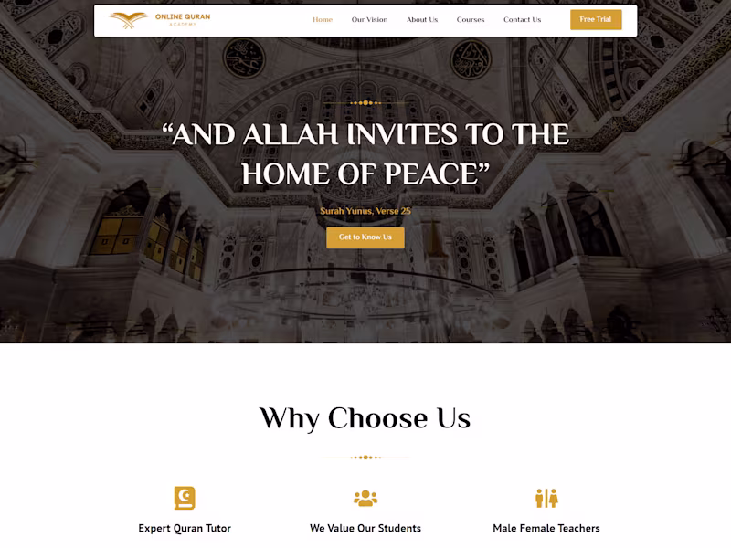 Cover image for Online Quran Academy