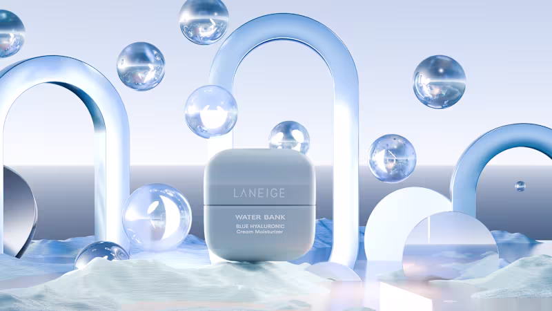 Cover image for Explore Laneige Water Bank: 3D Animation & Beauty Visualization