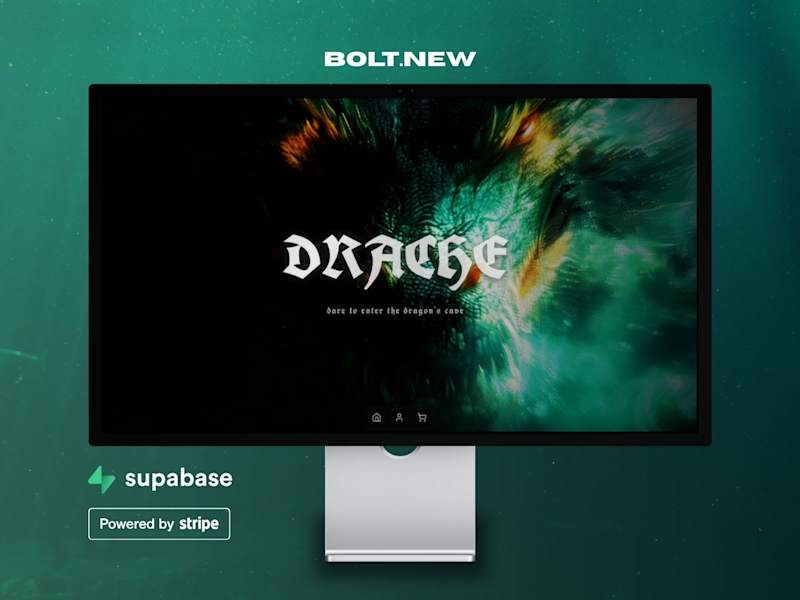 Cover image for DRACHE Site built w/ Bolt.new integrates w/ Stripe and Supabase