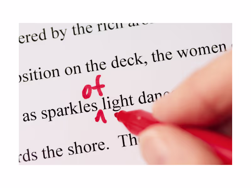 Cover image for Proofreading to keep readers focused on your story