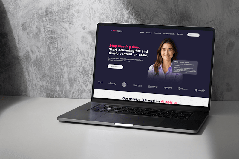 Cover image for True Insights Framer website