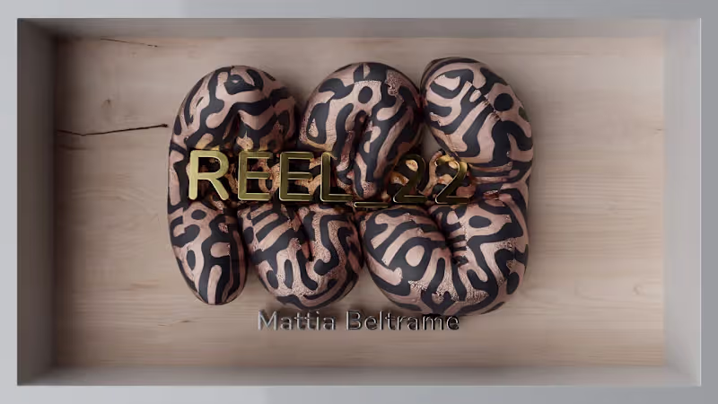 Cover image for Mattia Beltrame | SHOWREEL 22 | Cinema4D - YouTube