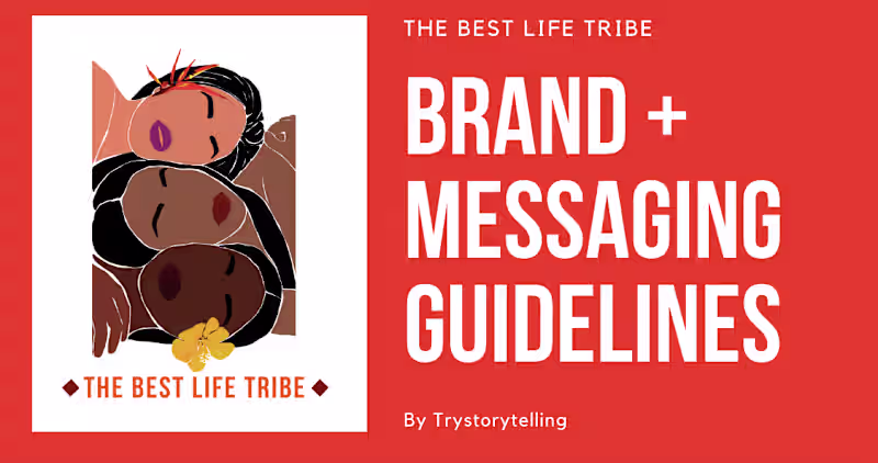 Cover image for Brand Design+ Messaging Guidelines + Website Build
