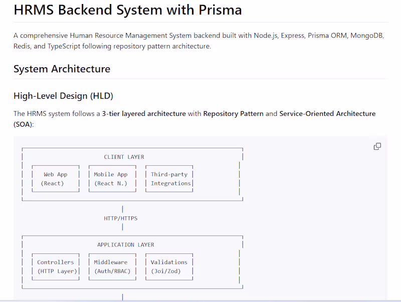 Cover image for Project Overview – HRMS System
A