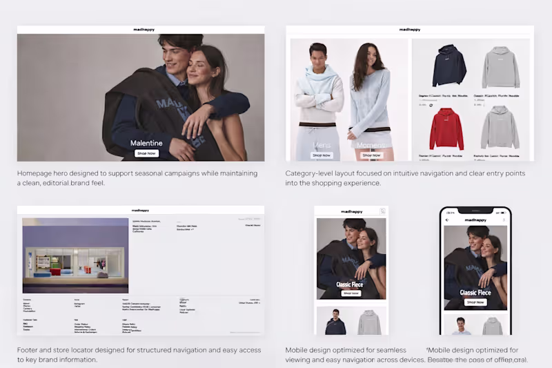 Cover image for For this project, I designed a website that balances clean v...