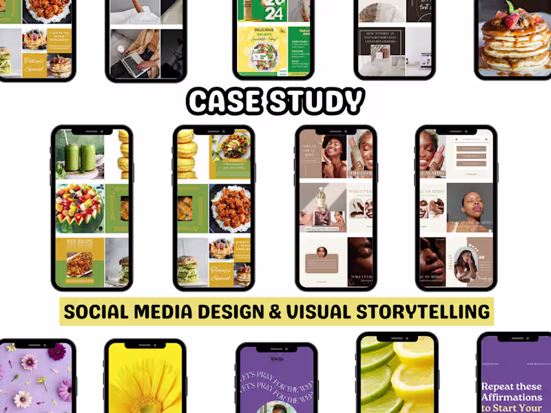 Cover image for Social Media Design & Visual Storytelling Projects