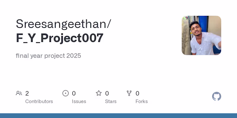 Cover image for F_Y_Project007