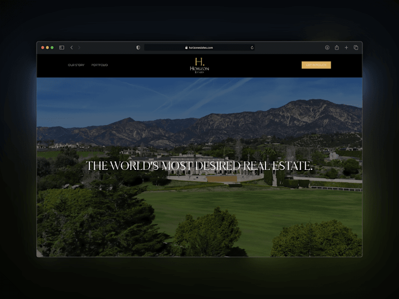 Cover image for Horizon Estates – Luxury Real Estate Website