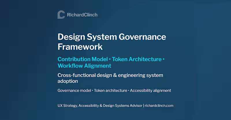 Cover image for Developed and formalized a cross-functional