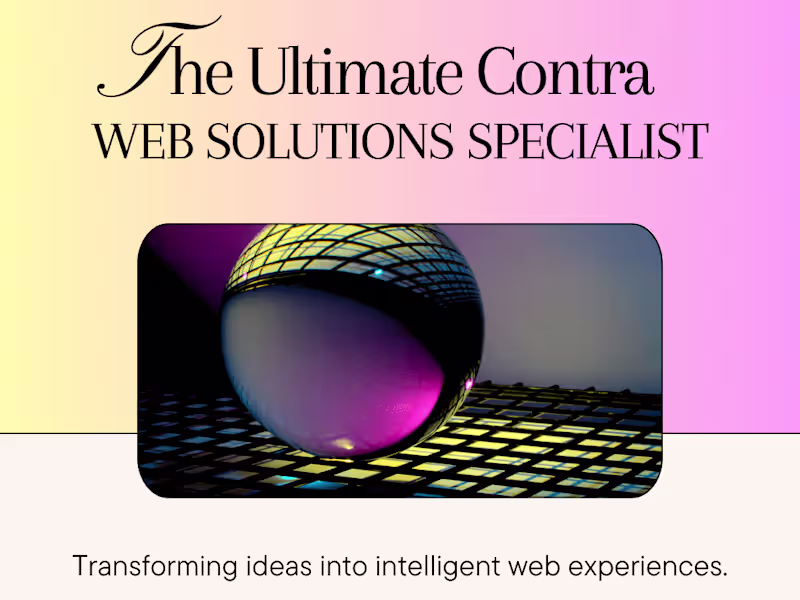 Cover image for Web App Development & AI Integration