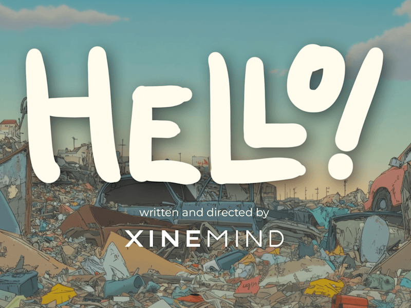 Cover image for HELLO! | AI Animation Short Film Competition by Promise X Curio…