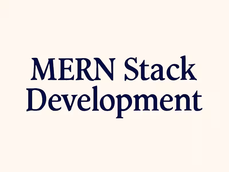 Cover image for Build Modern, Scalable Web Apps with MERN Stack(React + Node.js)