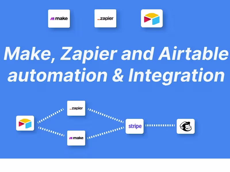 Cover image for I will build make automation, ai automation, airtable automation