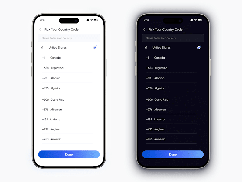 Cover image for Country Code Picker UI
