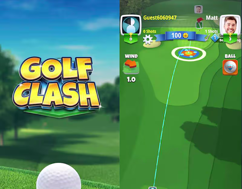 Cover image for Golf Clash The Ultimate Mobile Golf Experience :: Behance