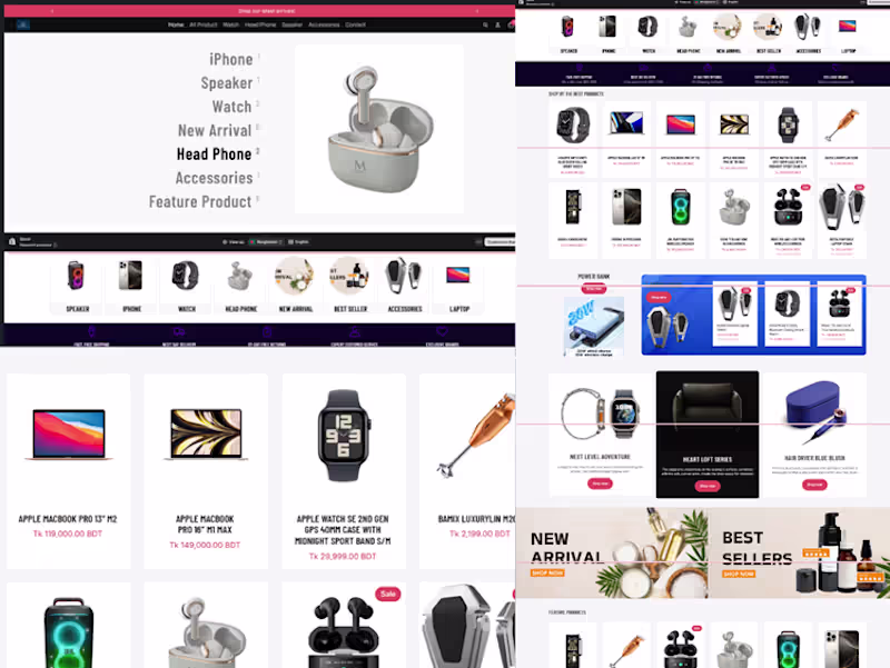 Cover image for Here is a sample of my Shopify and web design work, built wi...