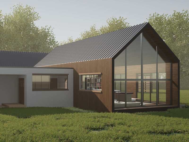 Cover image for Modern Farmhouse in New York State