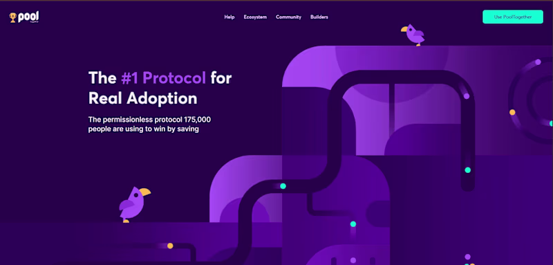 Cover image for PoolTogether is a blockchain-based decentralized