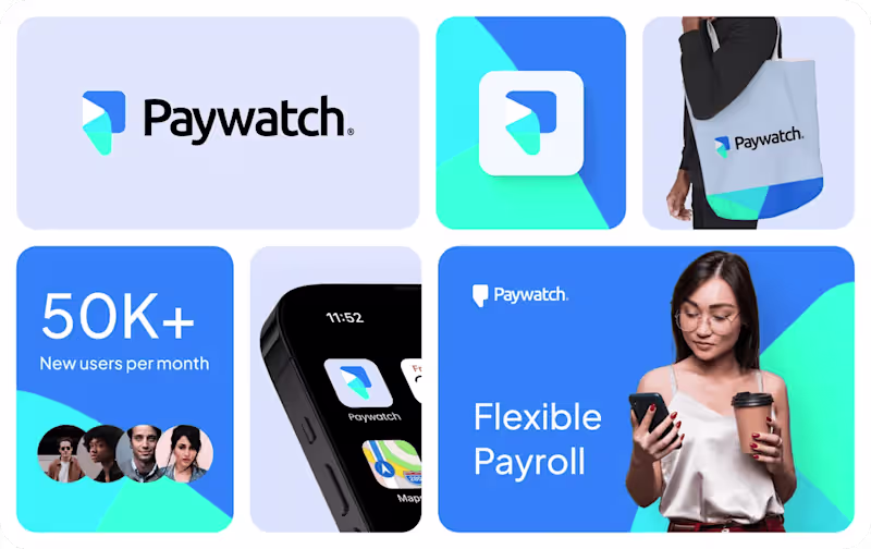 Cover image for Logo Design for Paywatch – SaaS Fintech Platform