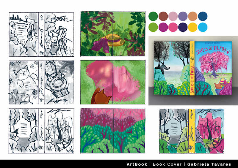 Cover image for Artbook - Comic, Children's Book, Book Cover and Illustrations