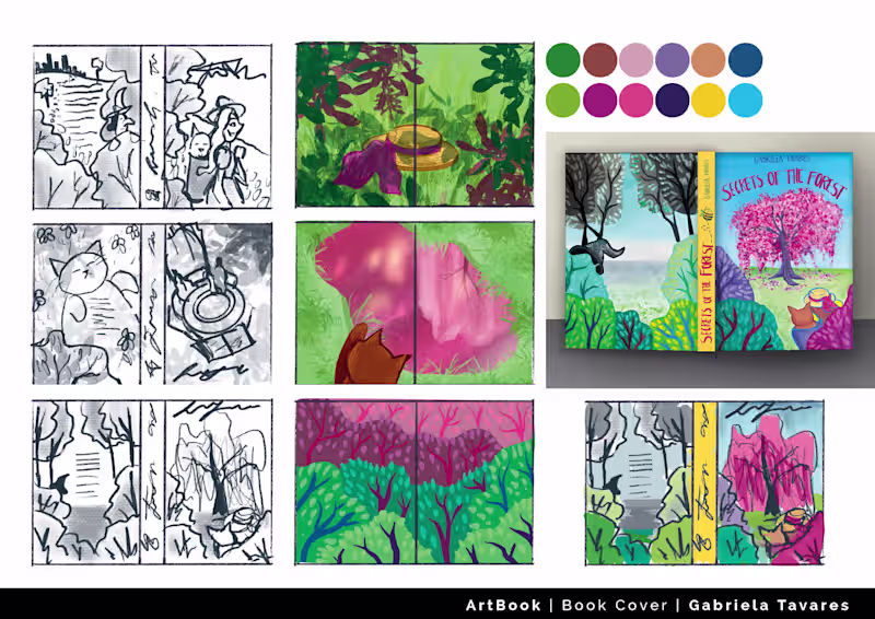 Cover image for Artbook - Comic, Children's Book, Book Cover and Illustrations
