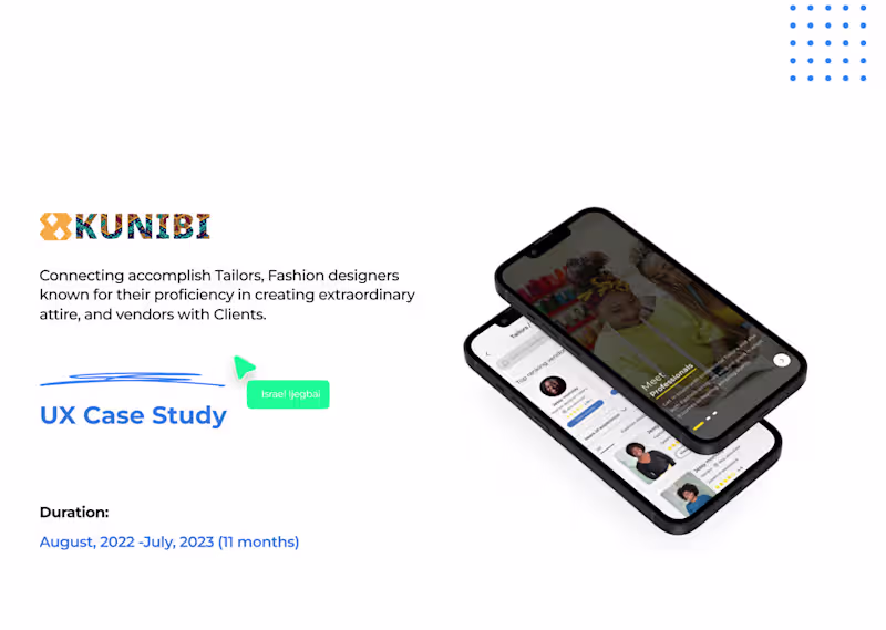 Cover image for Kunibi e-commerce Mobile App for Fashion Designers