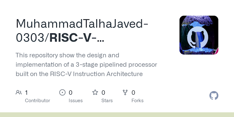 Cover image for RISC-V Single-Cycle Processor Design