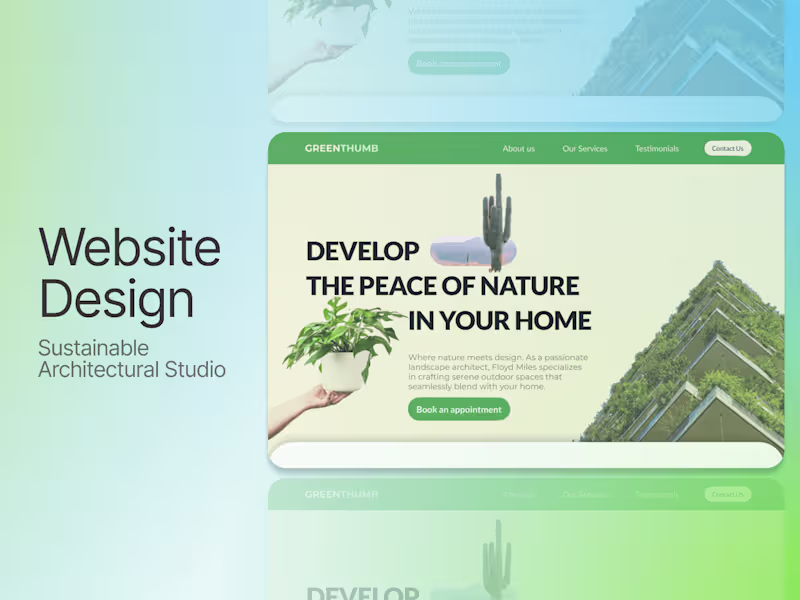 Cover image for Website Design for Architectural Studio