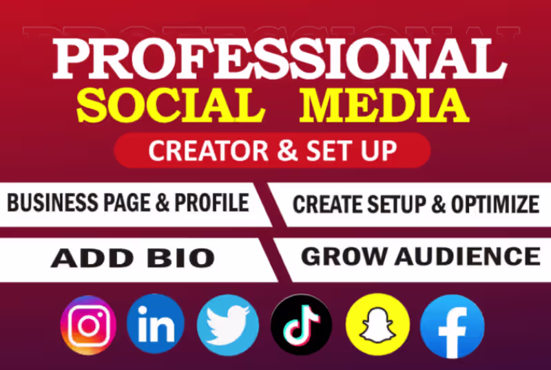 Cover image for I will be your social media marketing manager and content creato