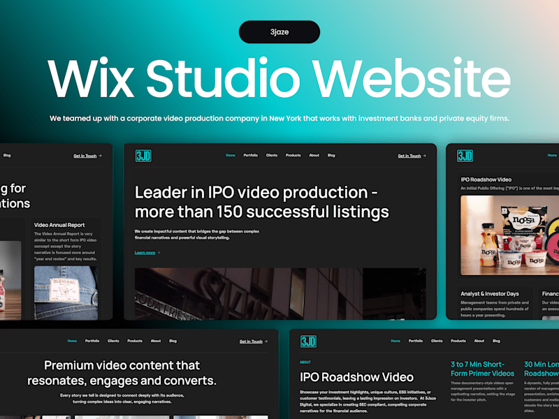 Cover image for Corporate Video Production Website Redesign and SEO