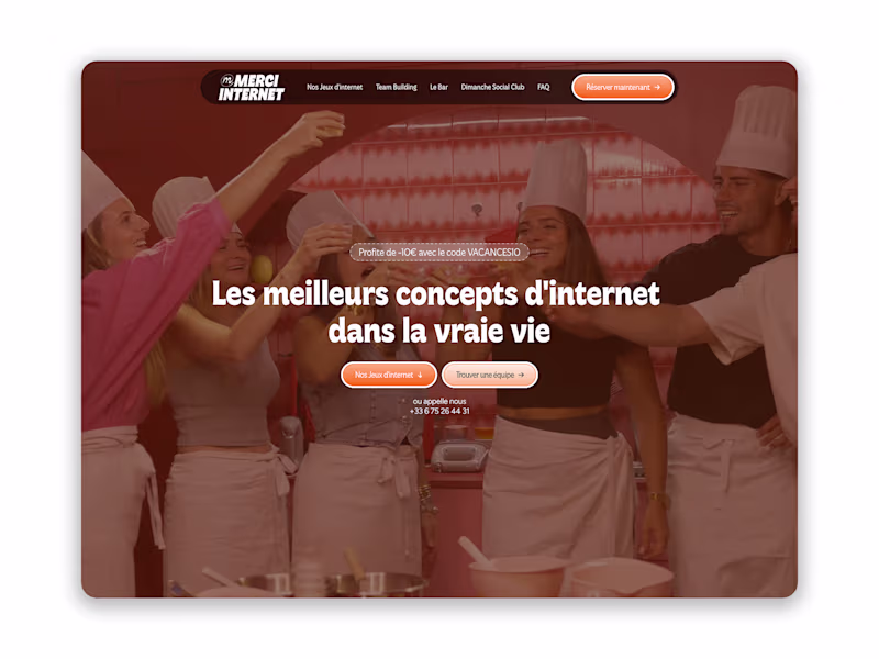 Cover image for MERCI INTERNET