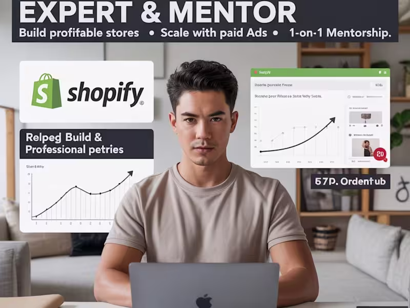 Cover image for Shopify Store Design & Marketing for Ecommerce Brands