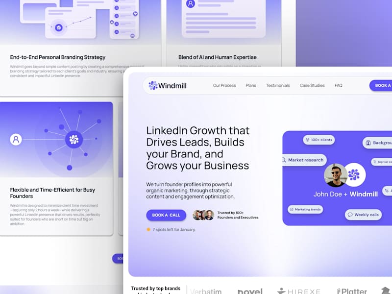 Cover image for Windmill Website | Design + Framer Development