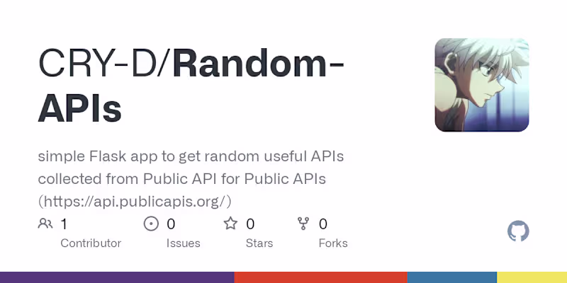 Cover image for CRY-D/Random-APIs