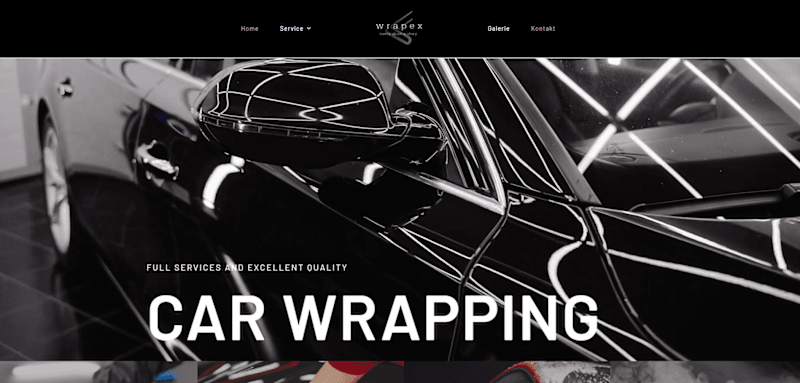 Cover image for Car Wrapping Website