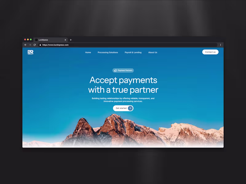 Cover image for Blue Ridge Payment Partners Website Redesign