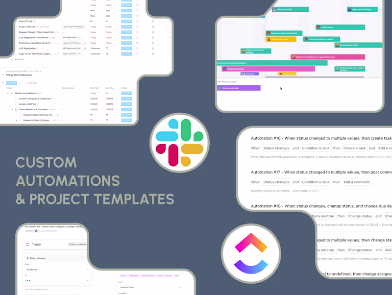 Cover image for Custom Automations & Project Templates