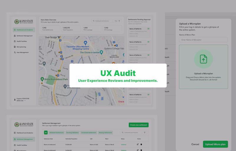 Cover image for UX Audit and Strategy