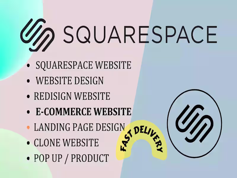 Cover image for Build responsive squarespace website design squarespace redesign