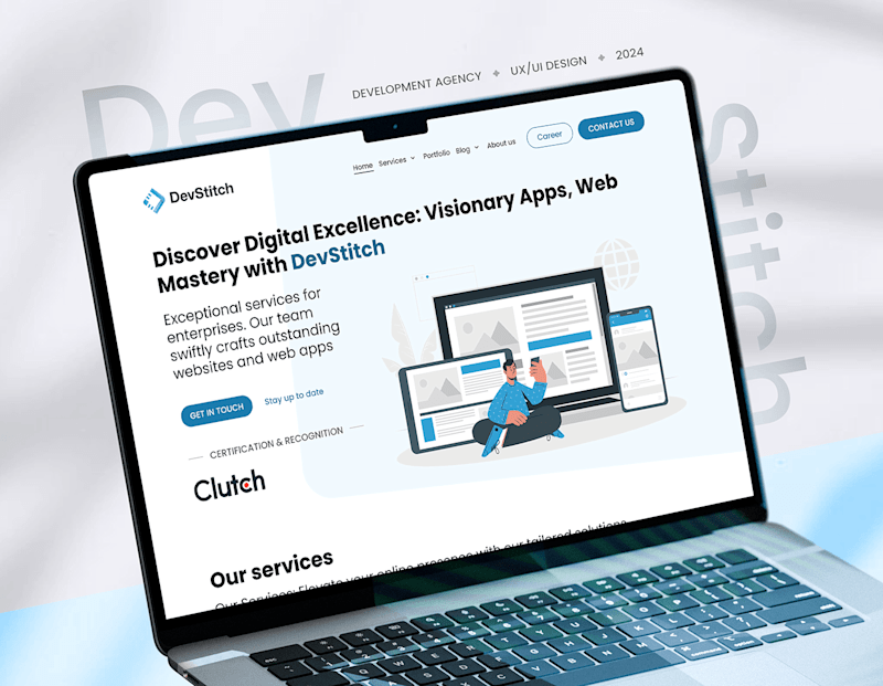 Cover image for DevStitch - Development Agency | Website | UX/UI :: Behance