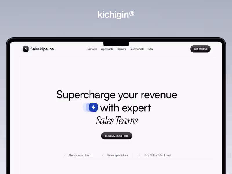 Cover image for Sales Pipeline Website & Brand Redesign